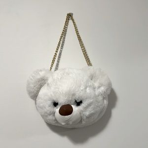 TEDDY BEAR HEAD HANDBAG